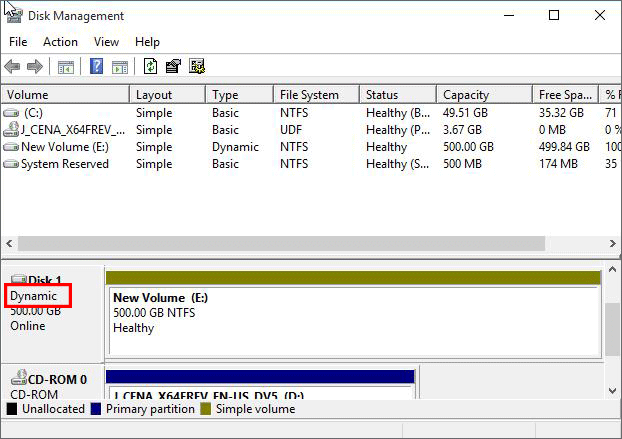 check dynamic disk or not