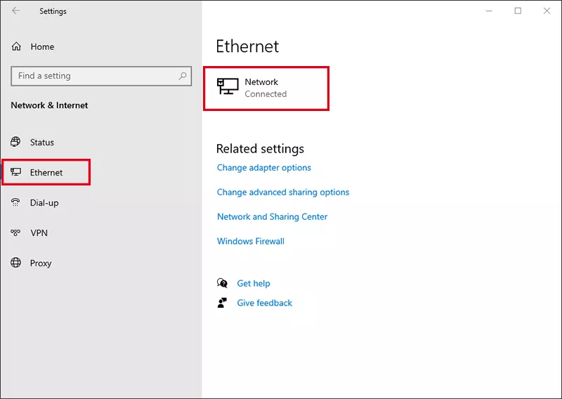 click Ethernet