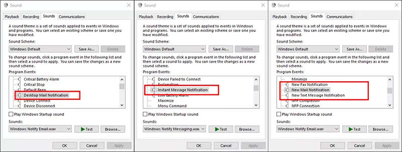 select specific notification
