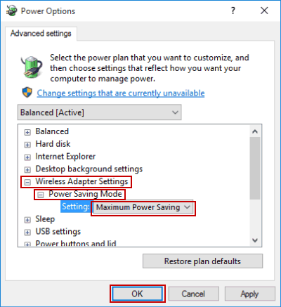 httpswwwisunsharecomimagesarticlewindows-10change-power-saving-mode-of-wireless-adapter-in-windows-10change-power-saving-modepng