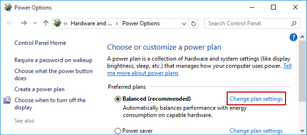 Change Power Saving Mode of Wireless Adapter in Windows 10