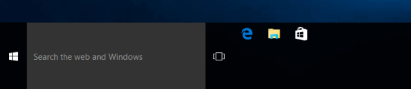 taskbar size changed