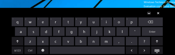 small touch keyboard