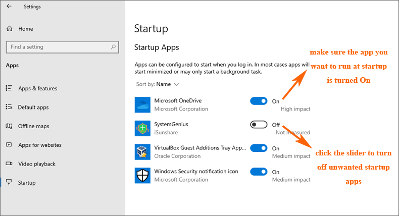 windows 10 autostart app