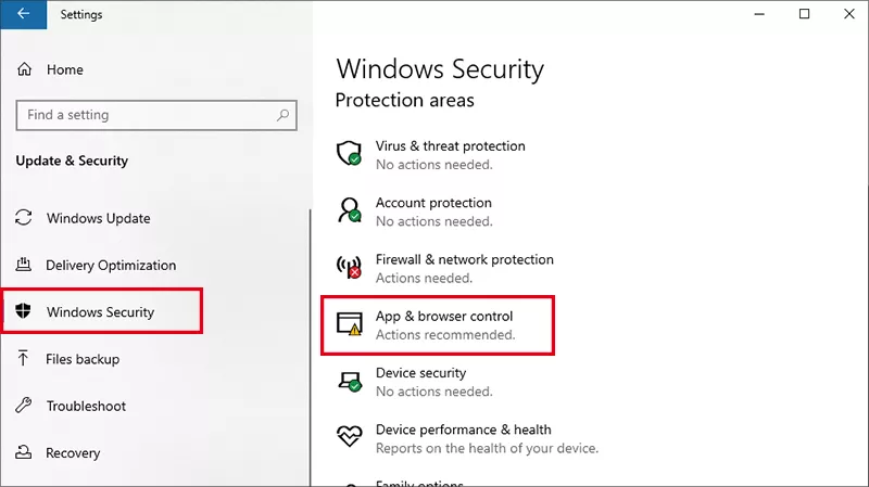 click App browser control