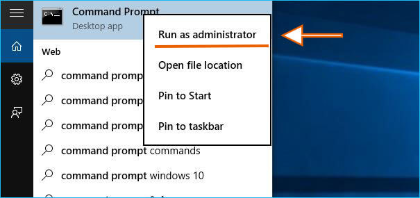 run command prompt as administrator