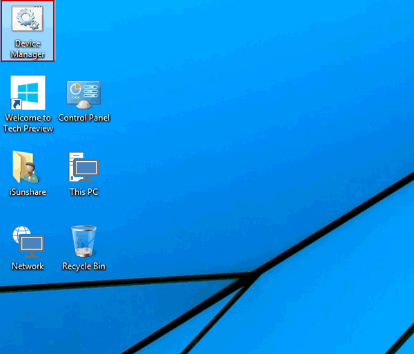 deice manager bat file on desktop