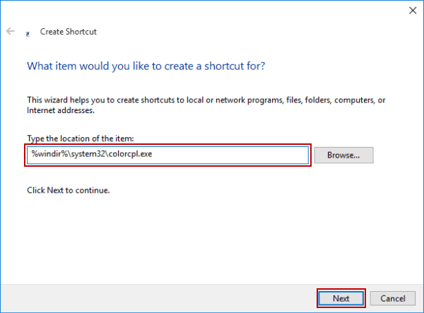 type location of color management file