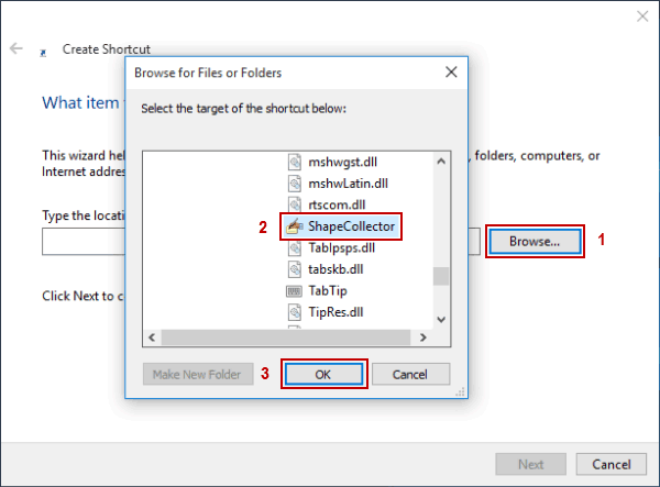 choose handwriting personalization file