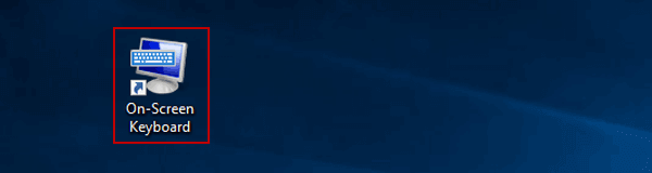 on screen keyboard windows 10 shortcut key