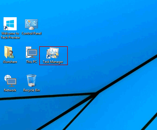 task manager shortcut