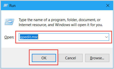 open run dialog