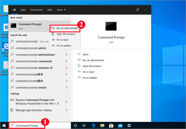 run command prompt as administrator