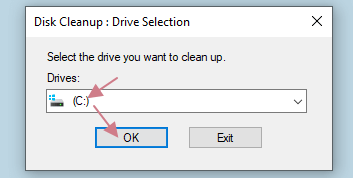 choose system drive