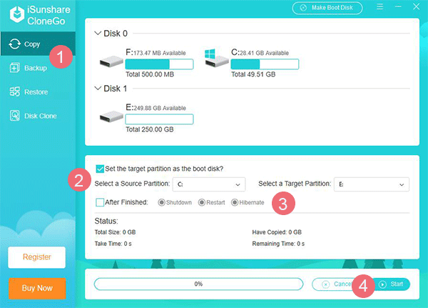 migrate system drive to ssd