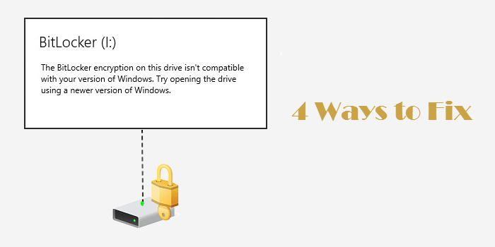 bitlocker drive is not compatible with windows