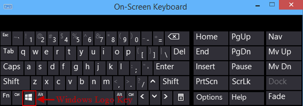 Windows 10 logo key