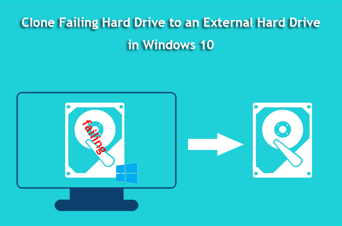 clone failing hard drive to an external hard drive