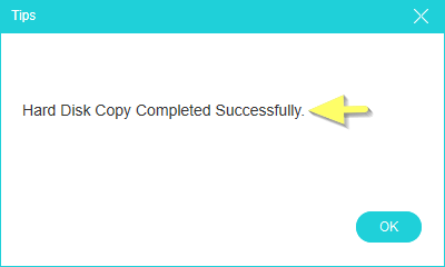 finish gpt disk clone