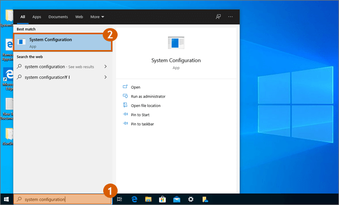 open system configuration