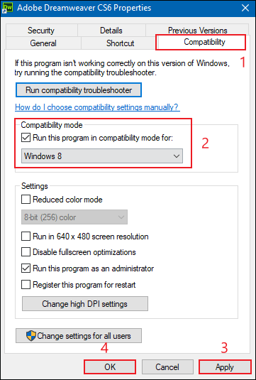 compatibility mode