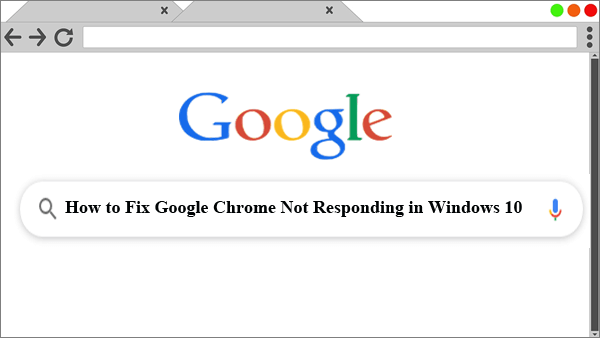 google chrome not responding in windows 10