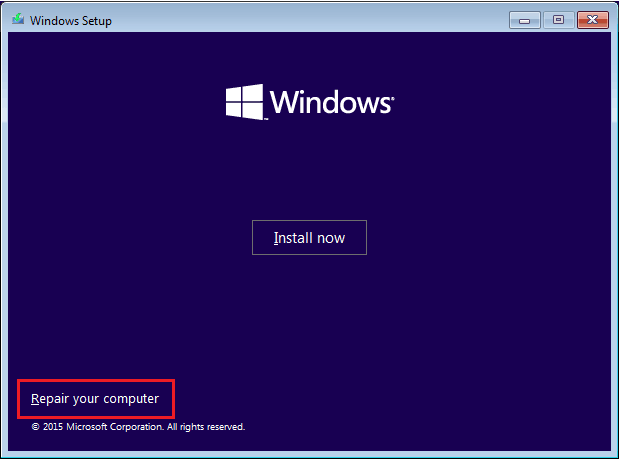 command prompt windows 10 repair