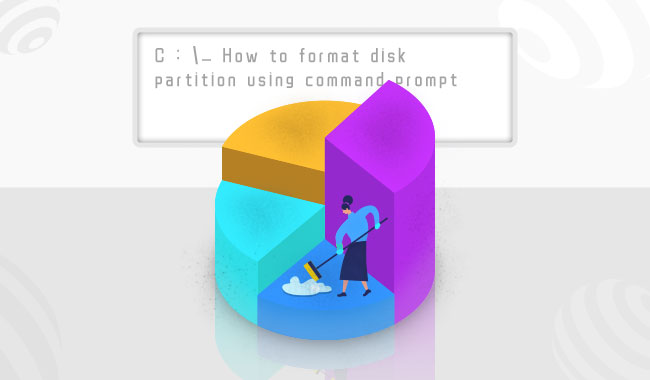 how to format disk partition using command prompt
