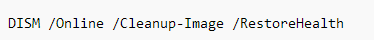 example of dism command