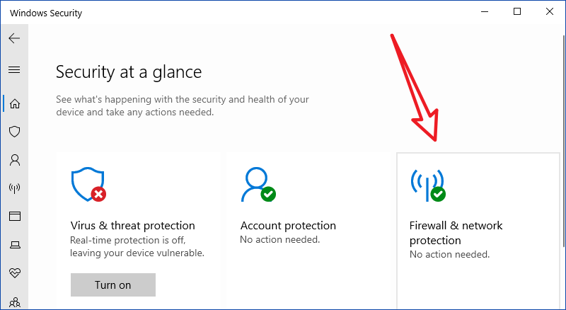 firewall and network protection