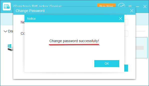 finish setting bitlocker password