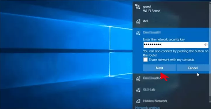 set up WiFi connection