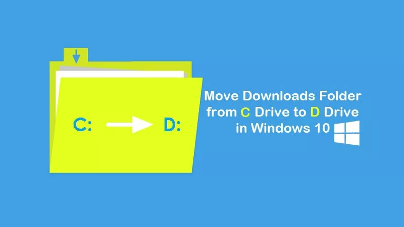 move downloads folder in windows 10