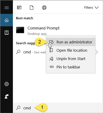 run command prompt as administrator