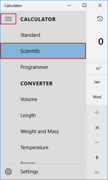 open scientific calculator