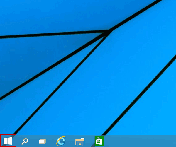 windows 10 start button