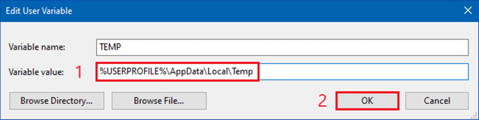 change variable value