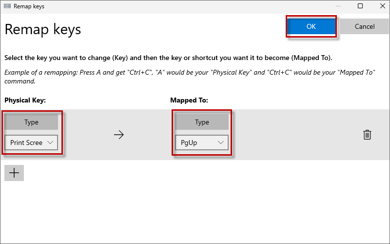 remap keys