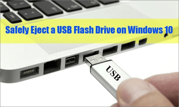 eject a usb drive on windows 10