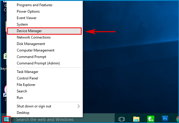 select device manager