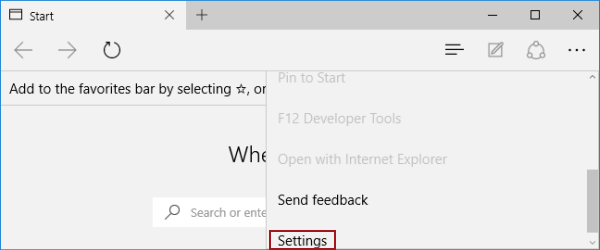 access Settings