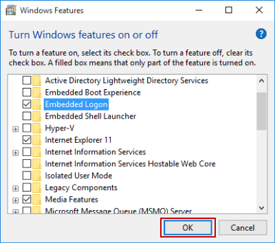 turn on windows feature