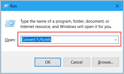 convert fat to ntfs format