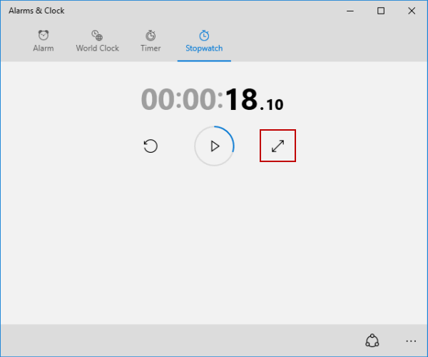 expand stopwatch