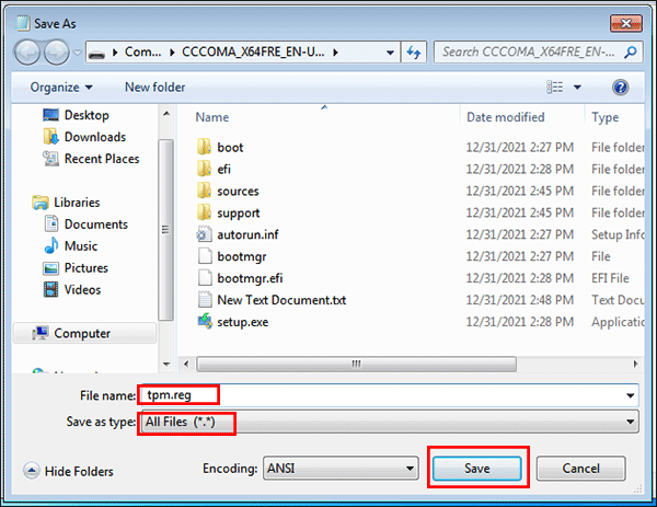 change file name and file type to save
