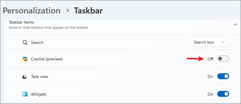 Remove Copilot Icon From Taskbar