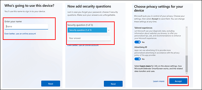 configurate your Windows 11 OS security settings
