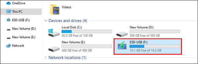 USB boot disk is burn