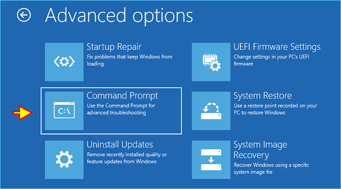 choose command prompt