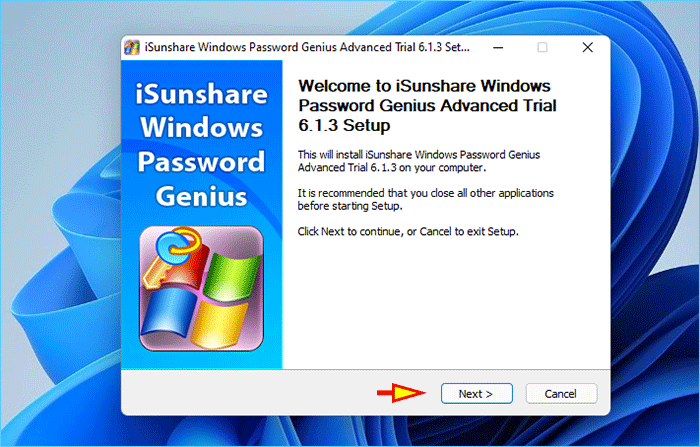 install isunshare windows password genius